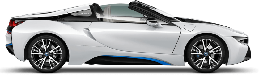 White BMW i8 Roadster White BMW i8 Roadster